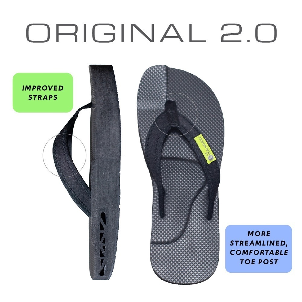 The Healing  Sole- Black Sandals